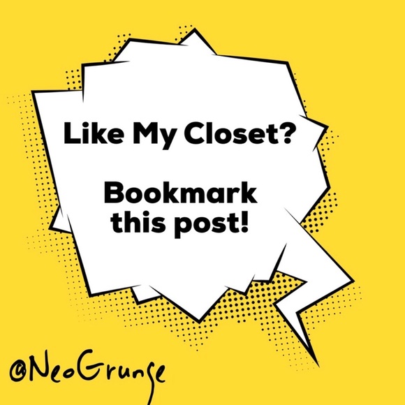 Like This Post To Bookmark My Closet! - Picture 1 of 1